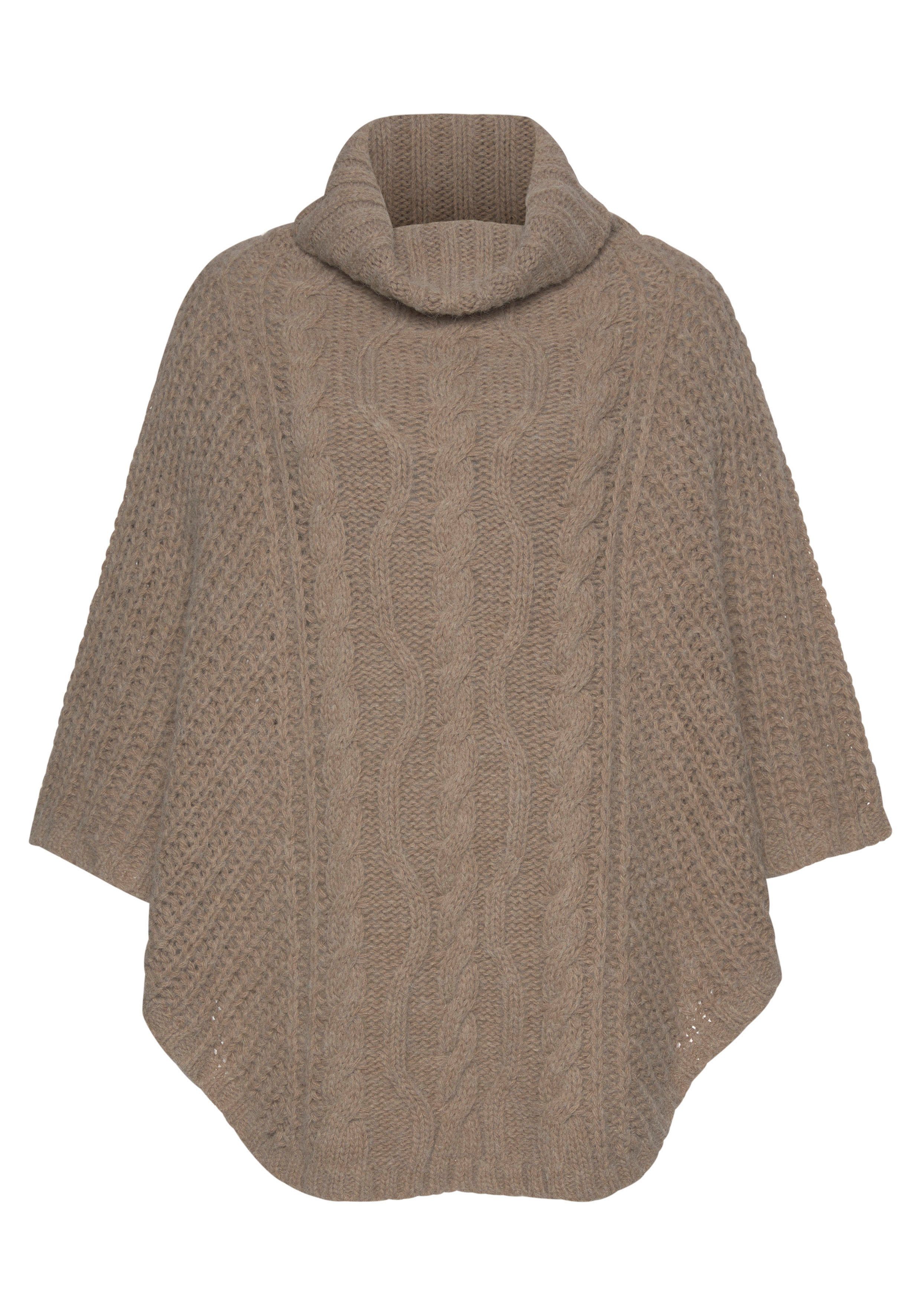 Laura Scott XXL-Schal, Strickponcho