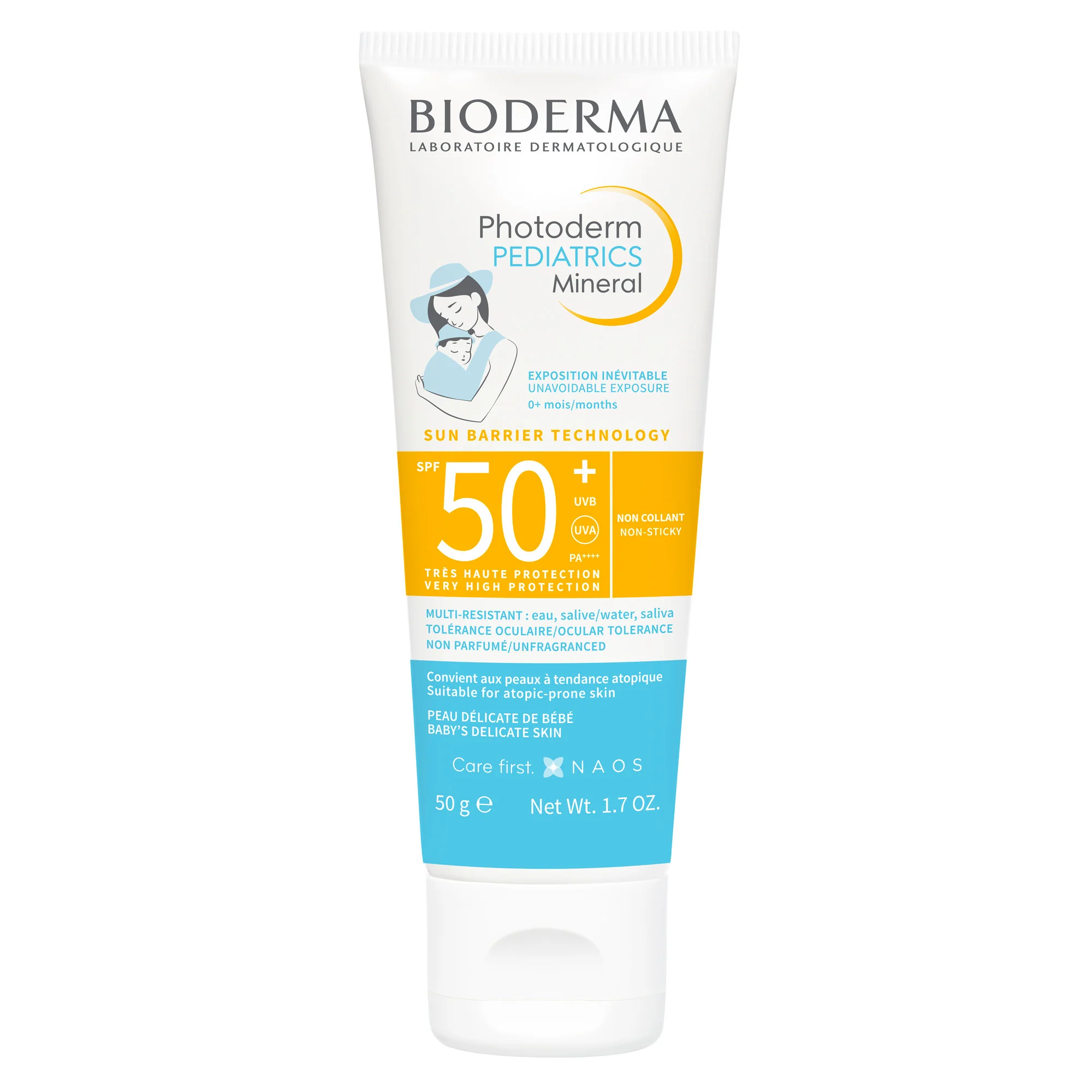 Photoderm Pediatrics Mineral SPF50+ - Gyermek naptej, Magas védelemű test naptej, Magas védelemű arc naptej, Babaápolás, Gyermektermékek