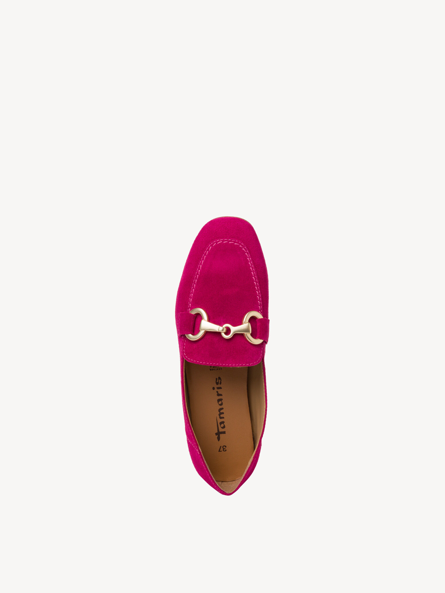 Slipper en cuir - rose fuchsia