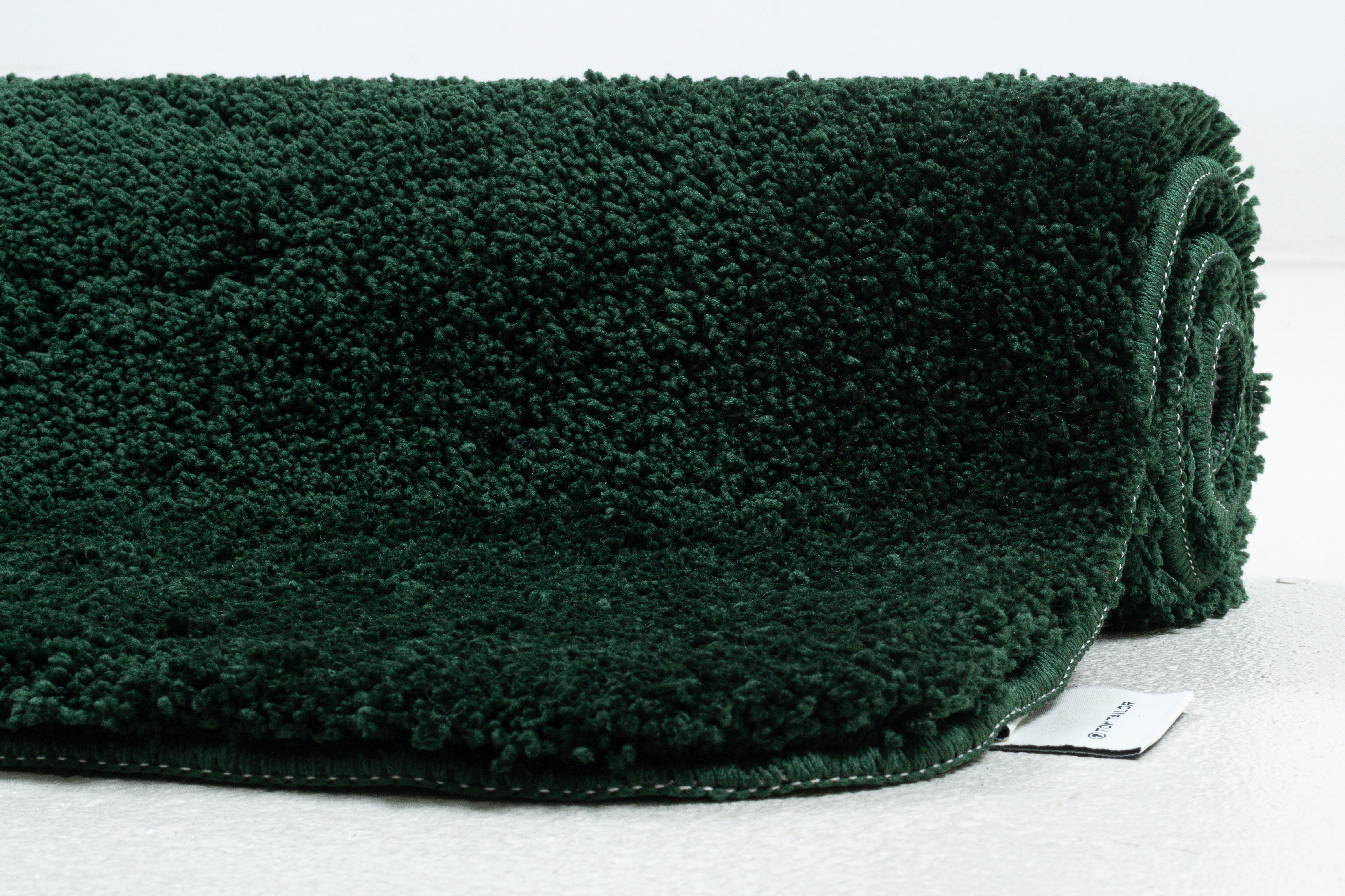 Badematte Cozy Bath UNI TOM TAILOR HOME, Höhe 27 mm, rutschhemmend beschichtet, fußbodenheizungsgeeignet, Polyester, rechteckig, Badteppich, Uni Farben, rechteckig, rund und oval erhältlich