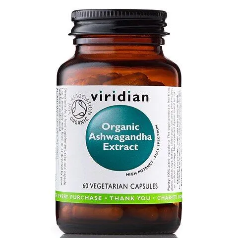 Cápsulas de Ashwagandha Orgánica Viridian