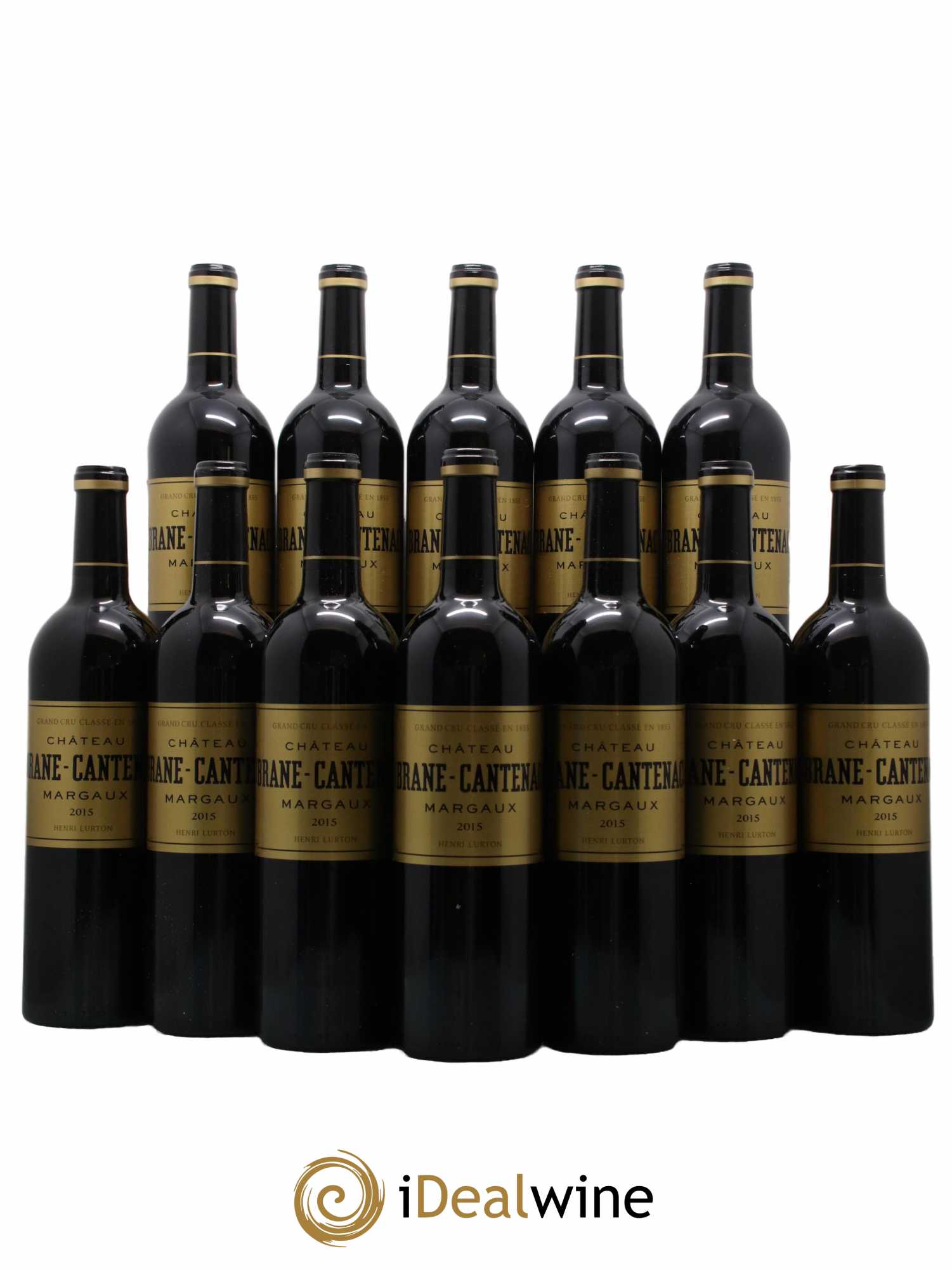Château Brane Cantenac 2ème Grand Cru Classé  2015 - Lot de 12 Bouteilles