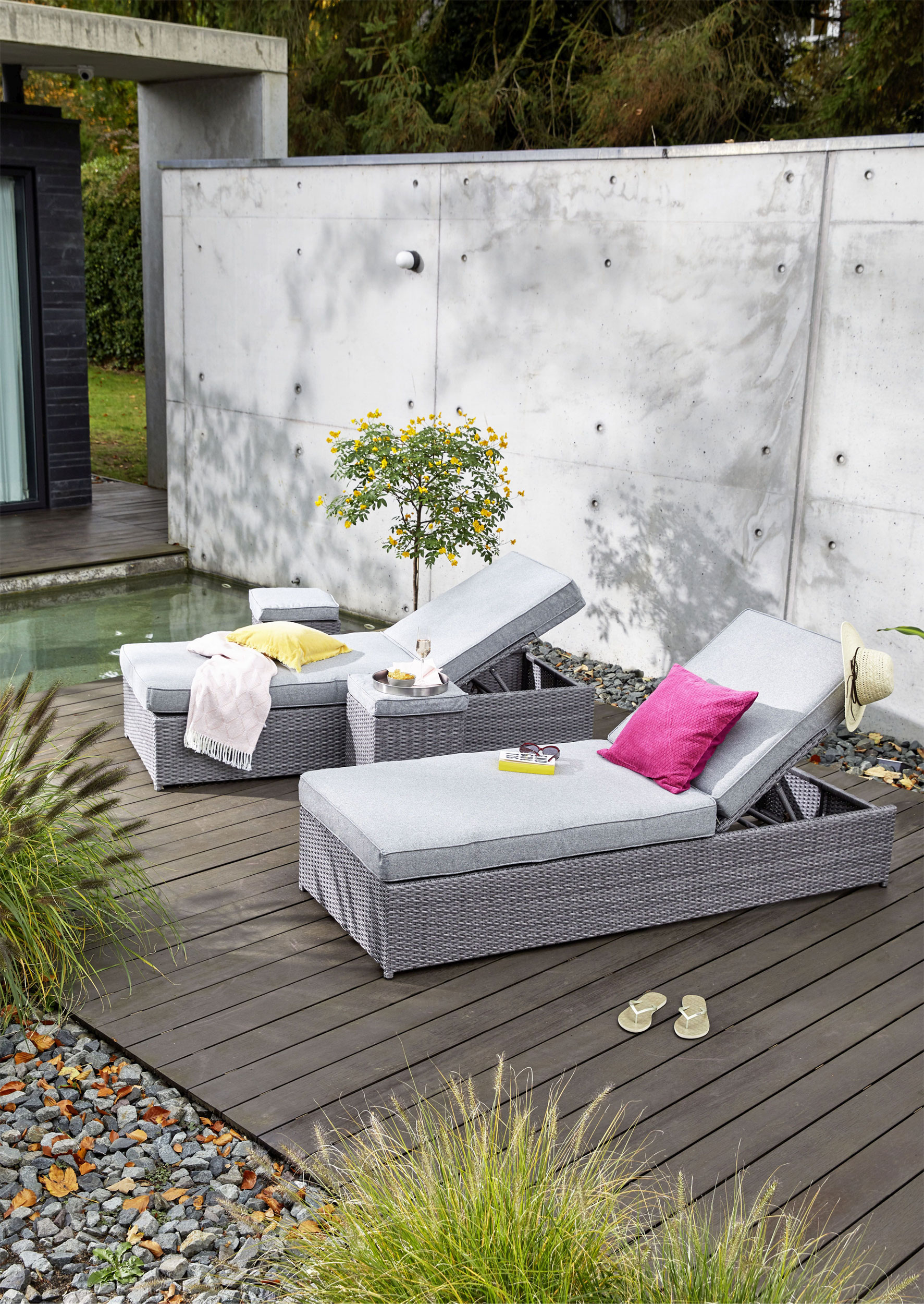 OUTDOORGartenliege Einzelelement