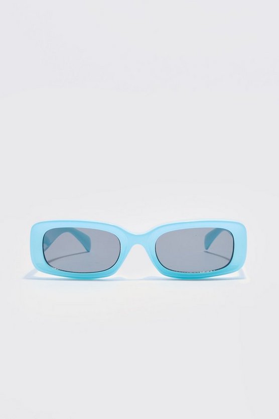 Klobig eckige Plastik-Sonnenbrille