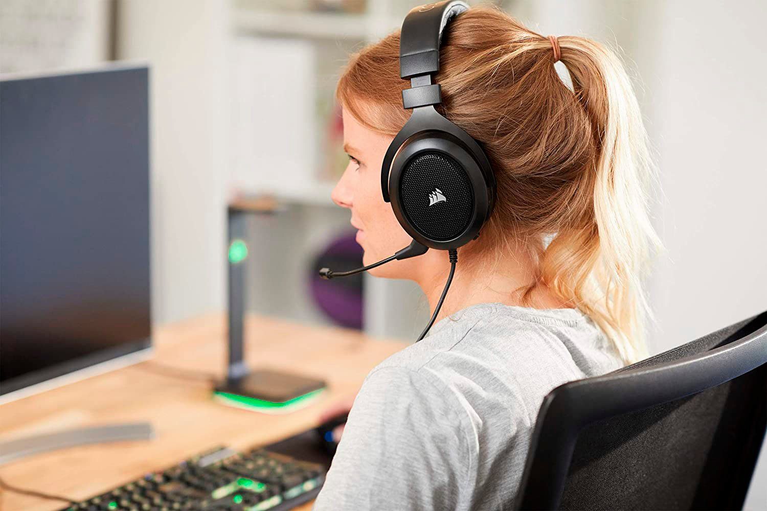 Corsair HS50 PRO Stereo Blue Gaming-Headset