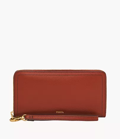 Fossil Zip Clutch Logan RFID