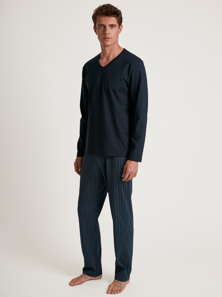 Calida Pyjama in danube blue günstig kaufen