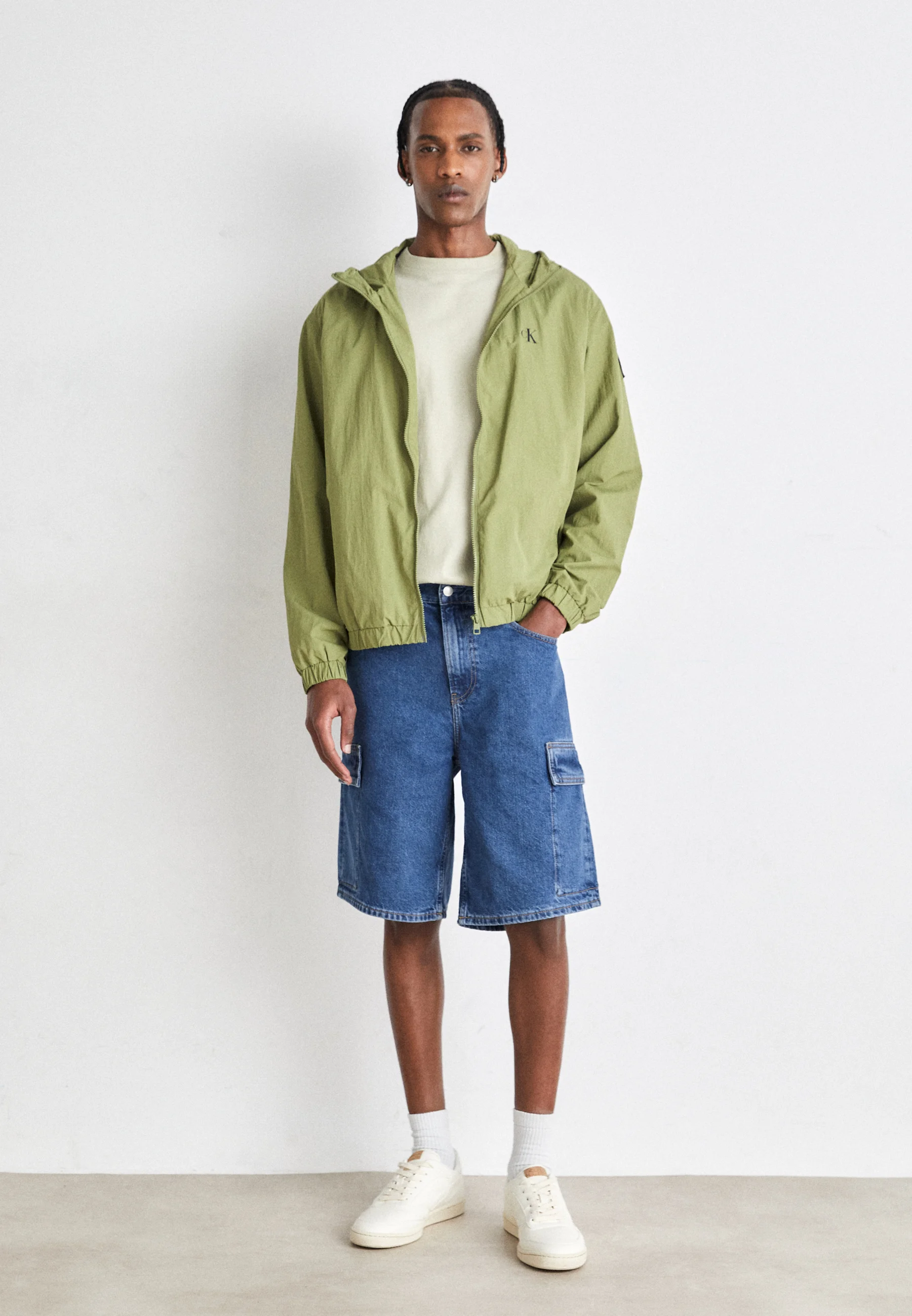 Calvin Klein Jeans LOOSE - Pantalones cortos vaqueros