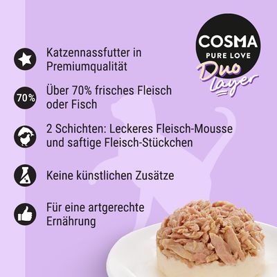 Cosma DUO Layer 6 x 70 g