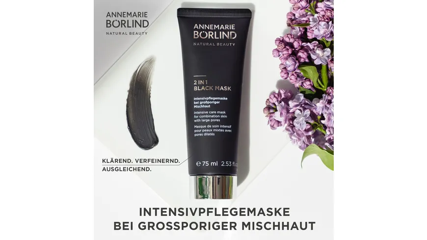 ANNEMARIE BÖRLIND 2-IN-1 Black Mask 75 ml