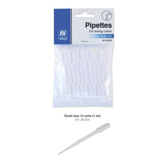 Vallejo Pipetten kleine Größe (Small Size) (12 Stück)