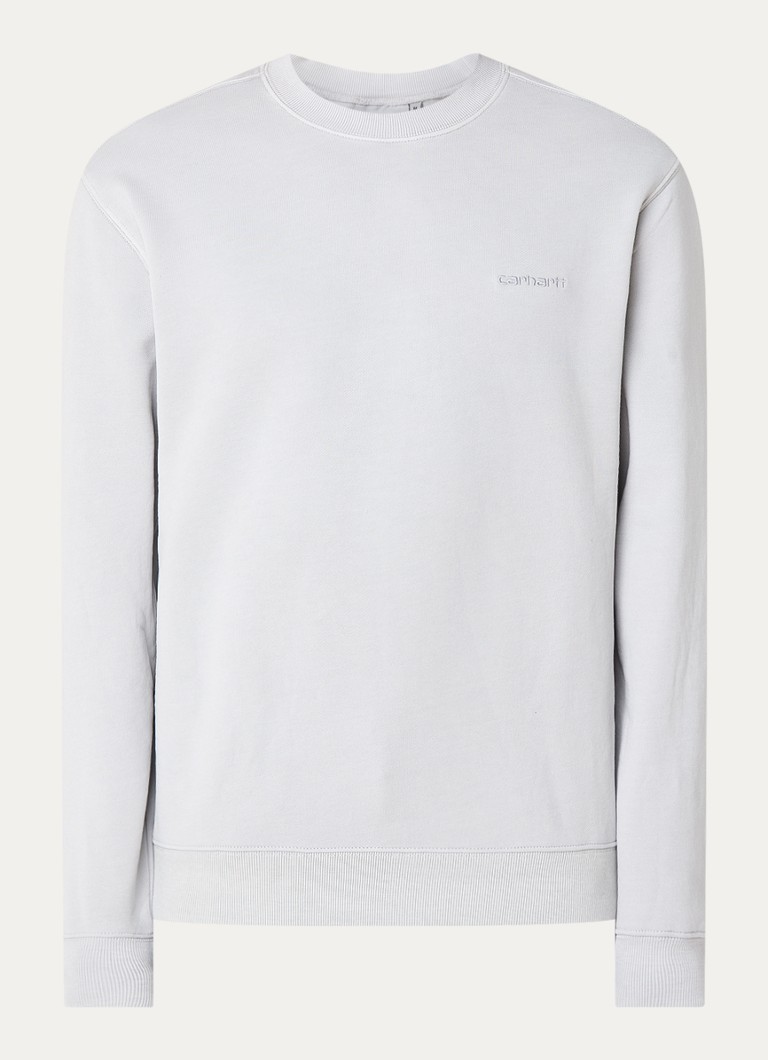 Pulover Carhartt WIP Duster Script cu logo brodat