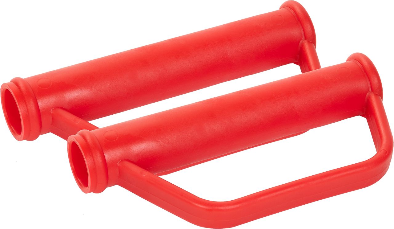 Profi-Bau-Technik ProBauTec Sicherheitsgriffe für Sackkarren mit Handschutzbügel, rot, 2 Stck.