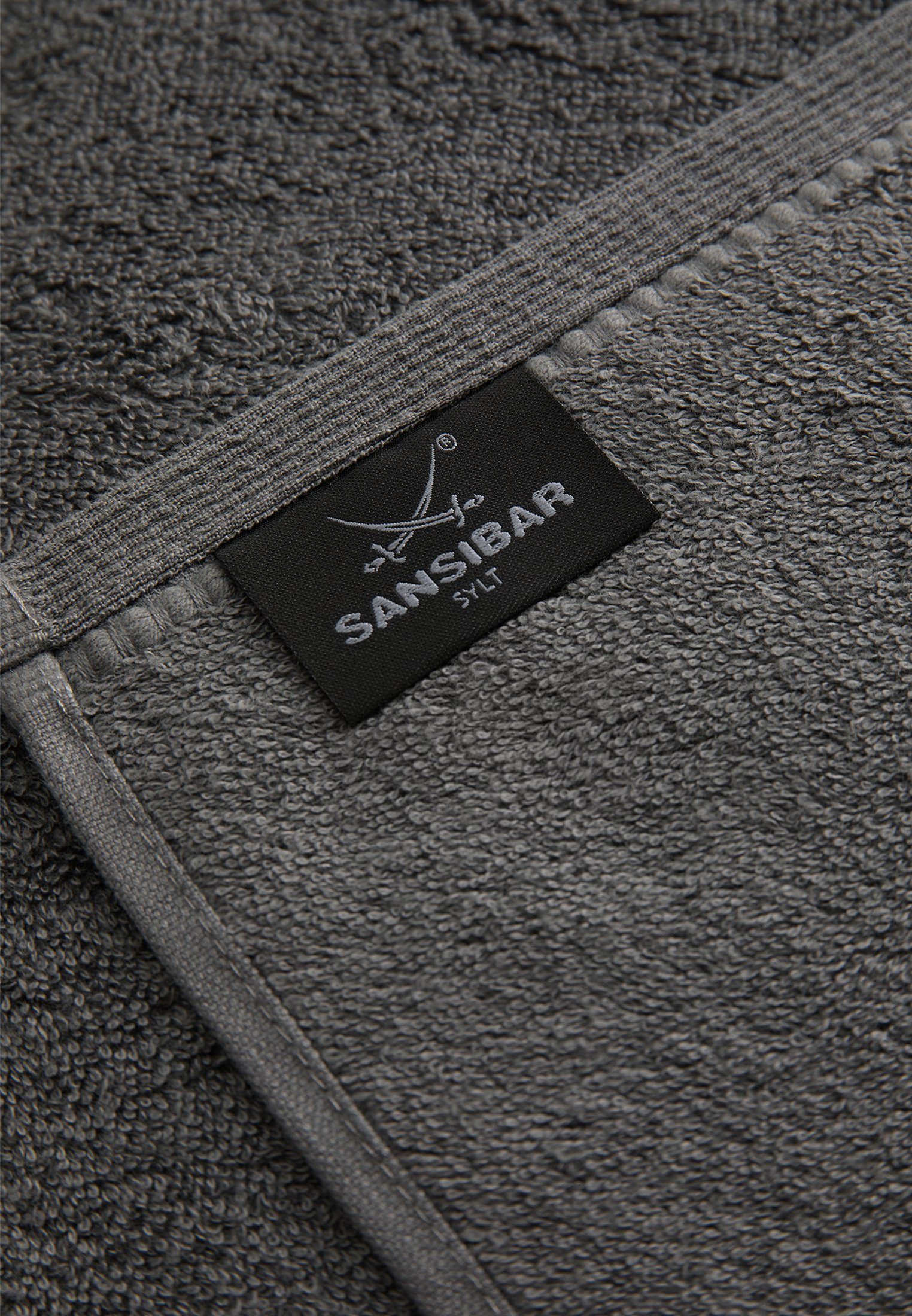 Sansibar Sylt Handtuch Set Sansibar Sylt Handtuch 2er Set Frottier-Serie „Classic“, (2er Set), mit hochwertiger Sansibar Säbel-Stickerei