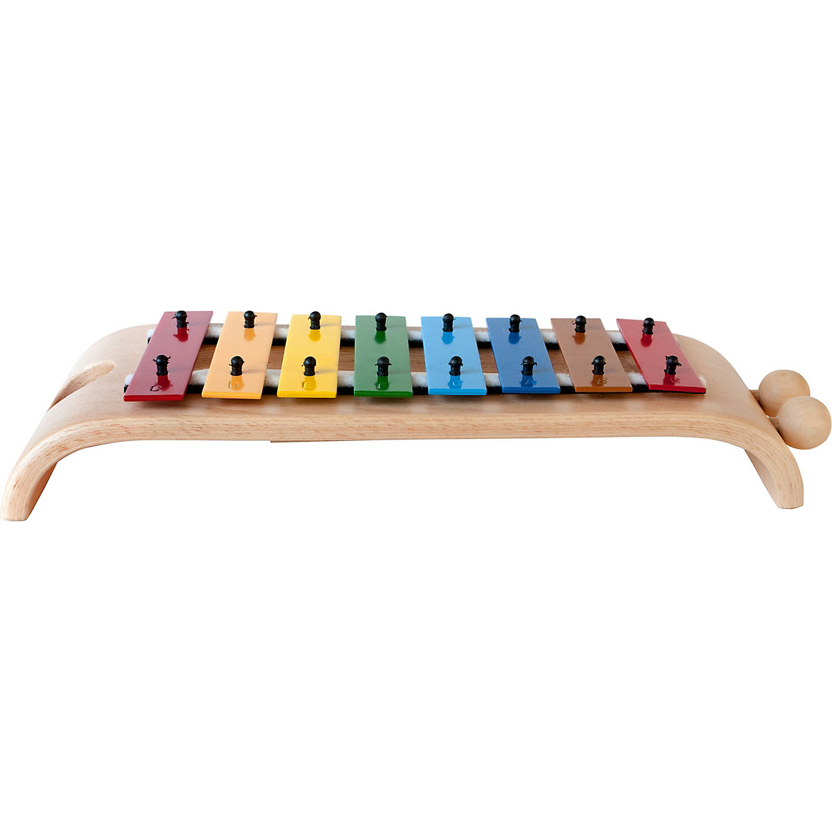 Das wunderschöne Glockenspiel (Holzglockenspiel mit Metallplatten, diatonisch, 2 Schlägel)