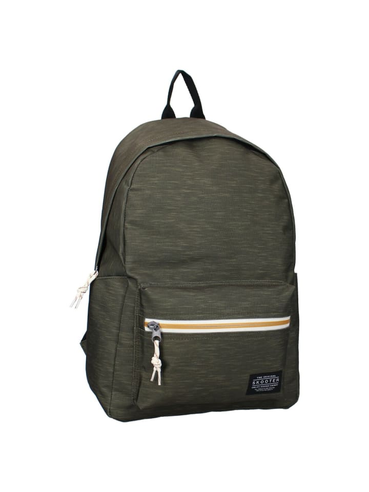 COFI 1453 Skooter Rucksack – Stylischer Schulrucksack in Grünviel Stauraum in Grün günstig kaufen 41 cm