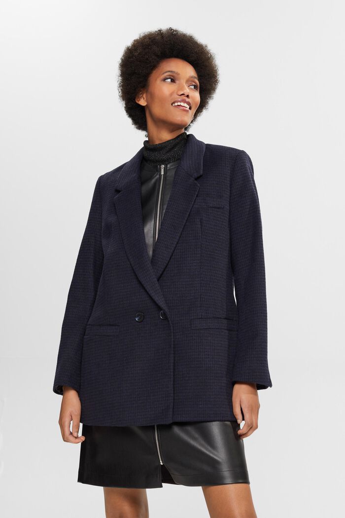 Blazer mit Pepitamuster