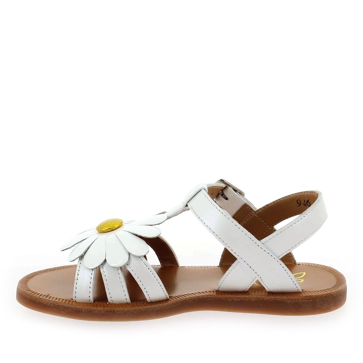 Pom d'api  PLAGETTE BIG FLO - Blanc Jaune