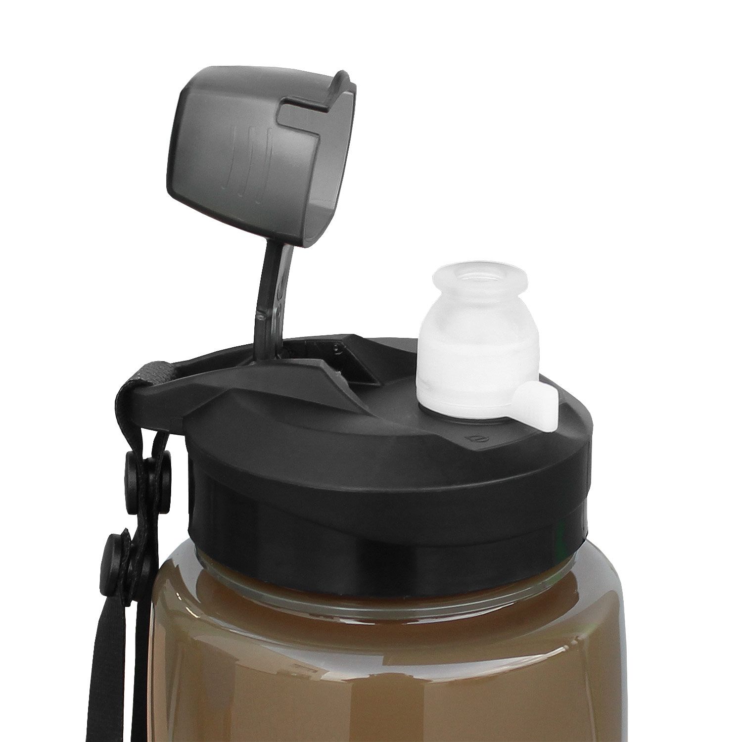 Trinkflasche transparent 600 ml