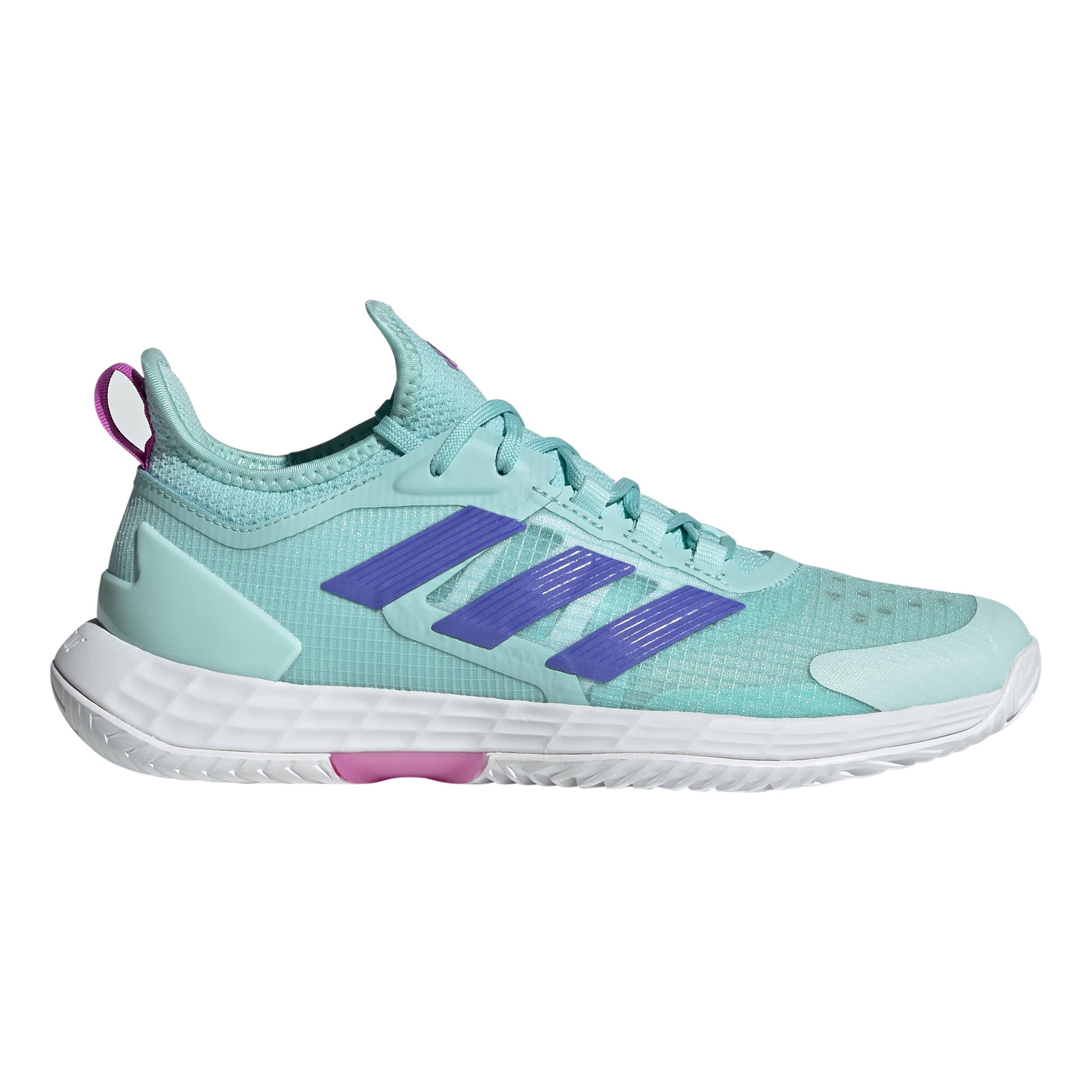 Adizero Ubersonic 4.1 Allcourtschuh Damen - Mint, Blau