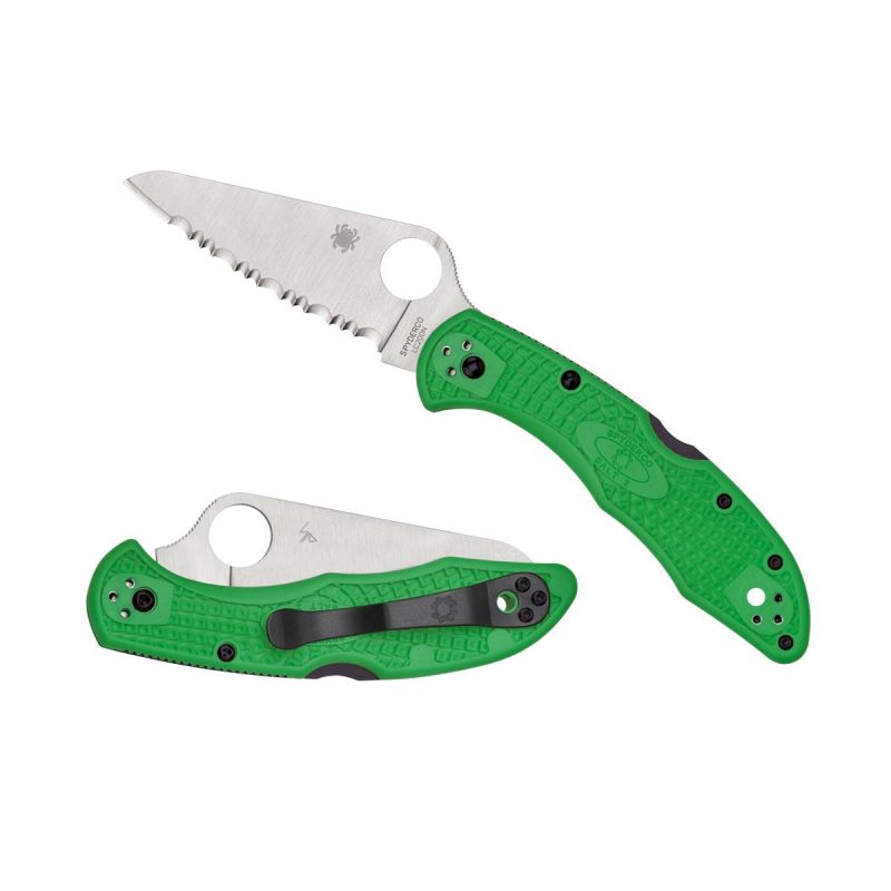Spyderco Salt 2 Frn Green Serrated C88FSGR2