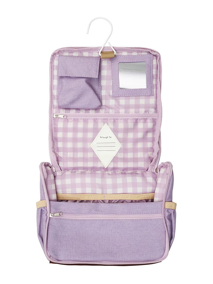 FABELAB Kosmetiktasche in Lila - (B)21 x (H)18 x (T)7 cm günstig kaufen onesize