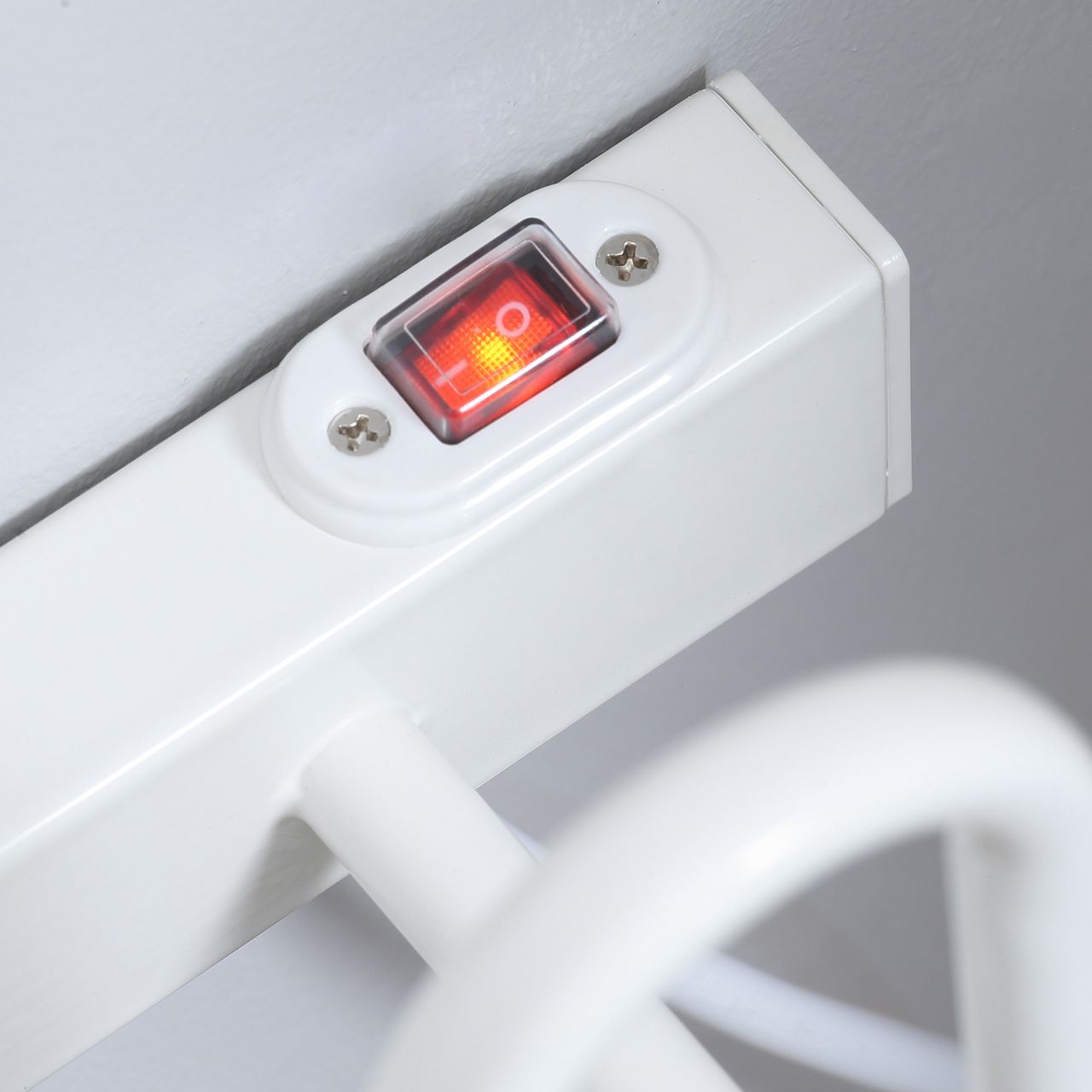 HOMCOM 60 W Elektrischer Schuhtrockner für 3 Paar Schuhe Wandmontage Haushalt