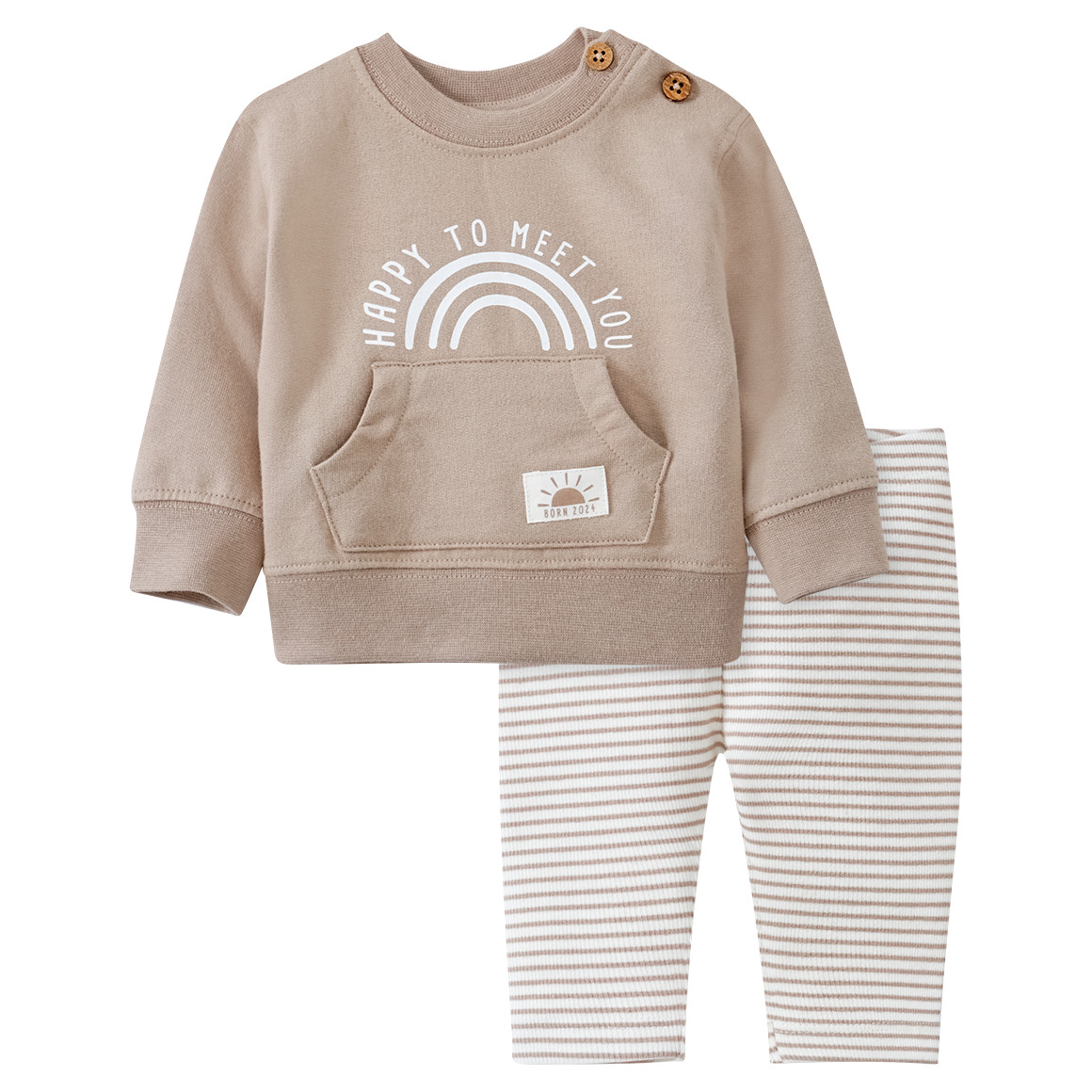 Newborn Sweatshirt und Hose Born 2024