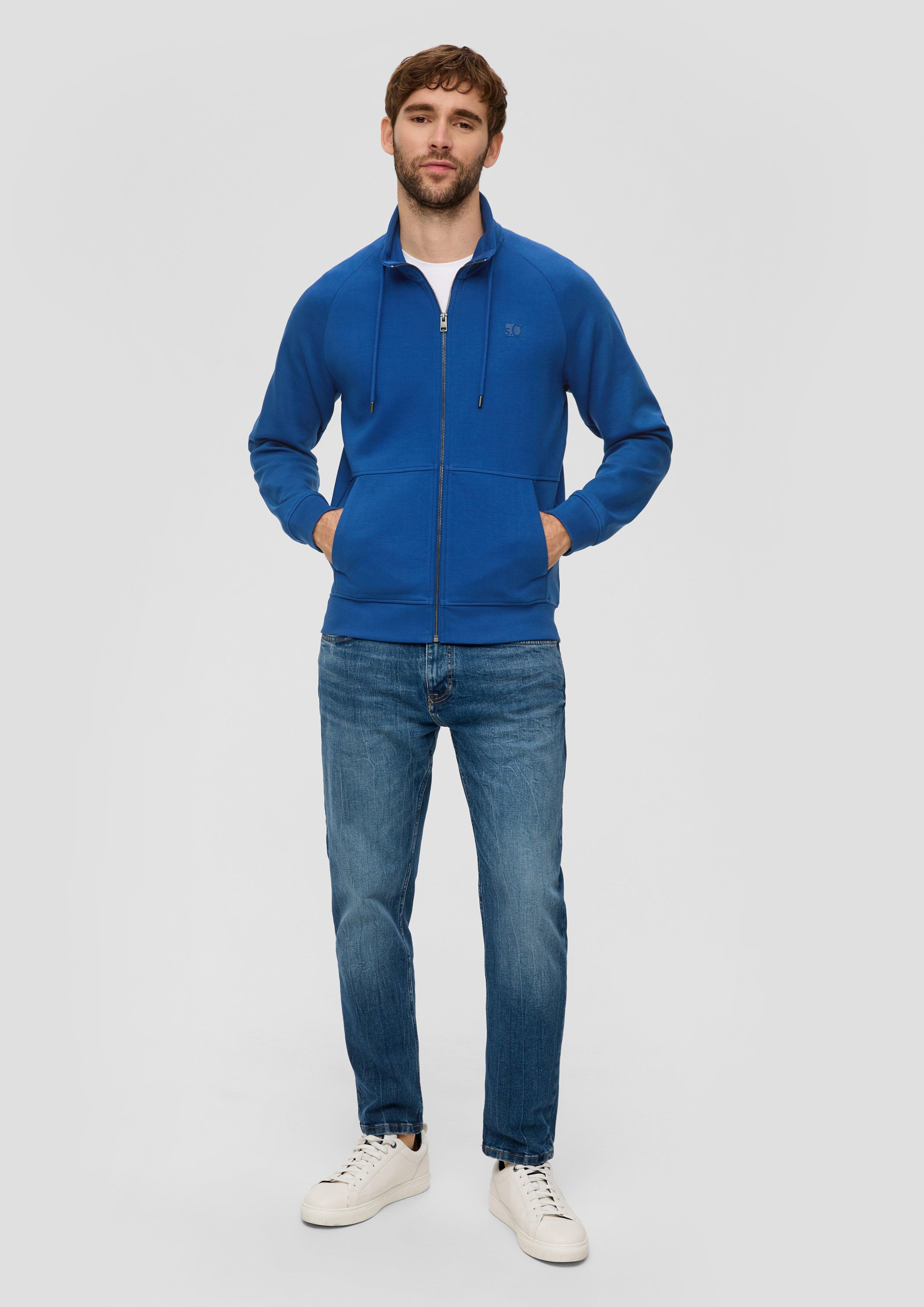 Sweatjacke mit Stehkragen  2143946-5620