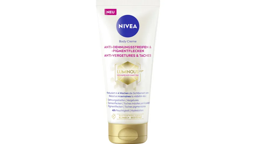 Nivea Luminous Body Creme Anti-Dehnungsstreifen 200 ml