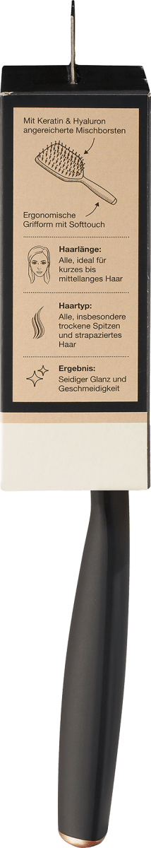 Paddlebürste, Professional Keratin-Pflegebürste oval, 1 St