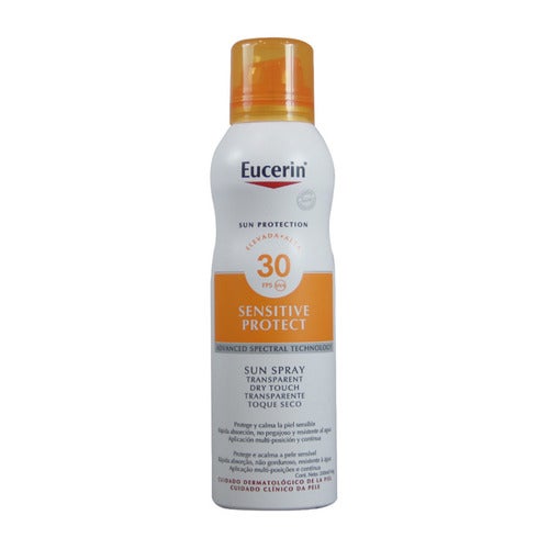 Brume solaire Eucerin Contrôle du sébum Toucher sec Transparente SPF 30 200 ml