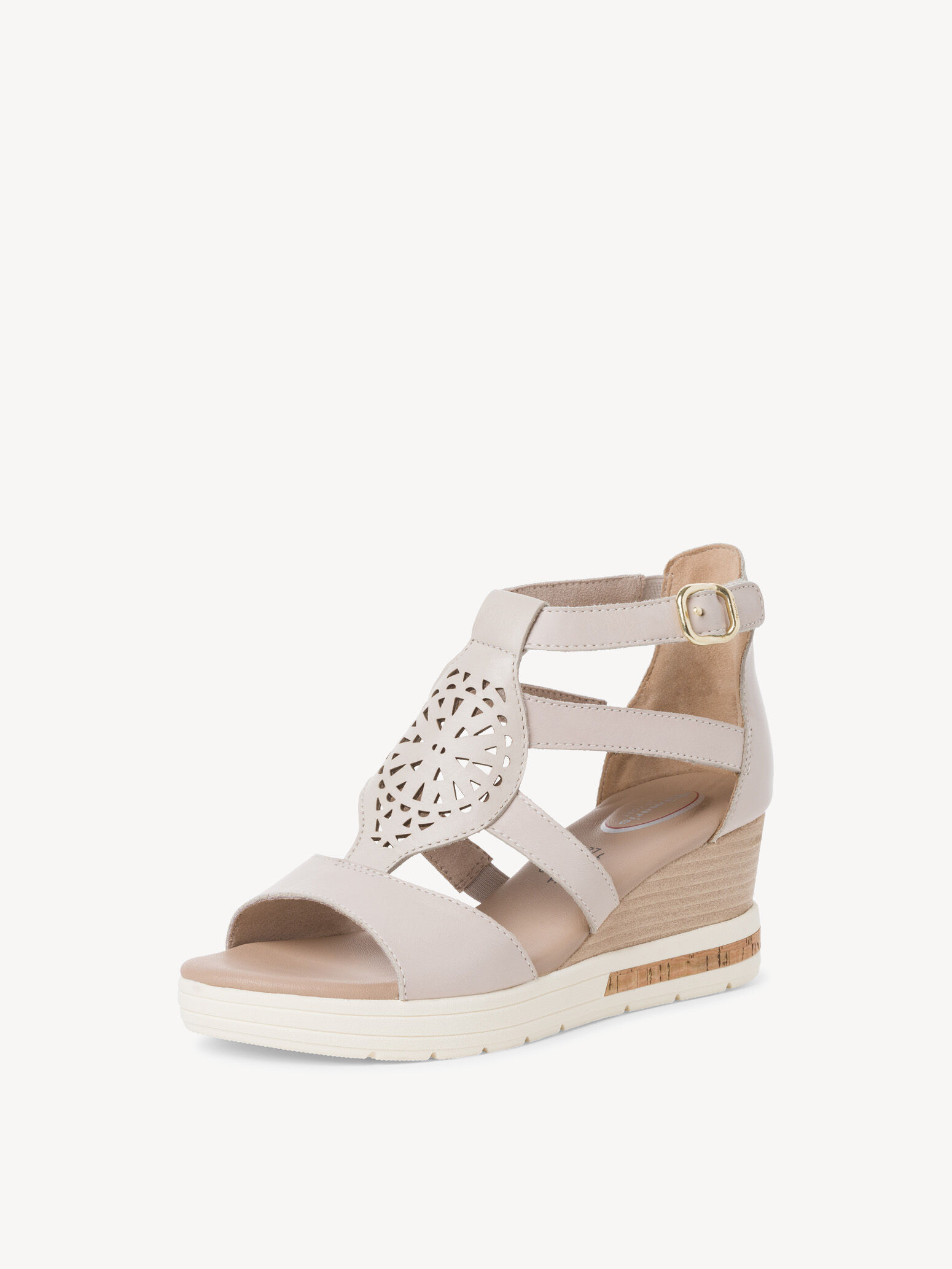 Sandale en cuir - blanc