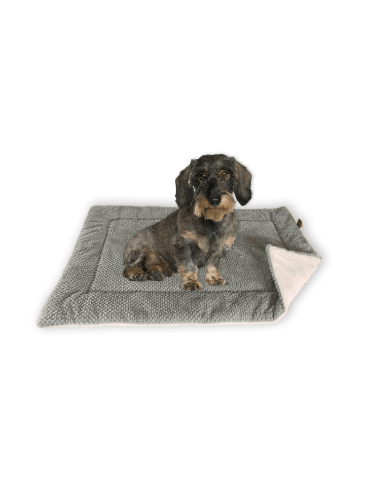 FLUFFINO Hundedecke/Hundekissen - Wildlederimitat - Größe S (73 x 45 cm) - grau günstig kaufen onesize