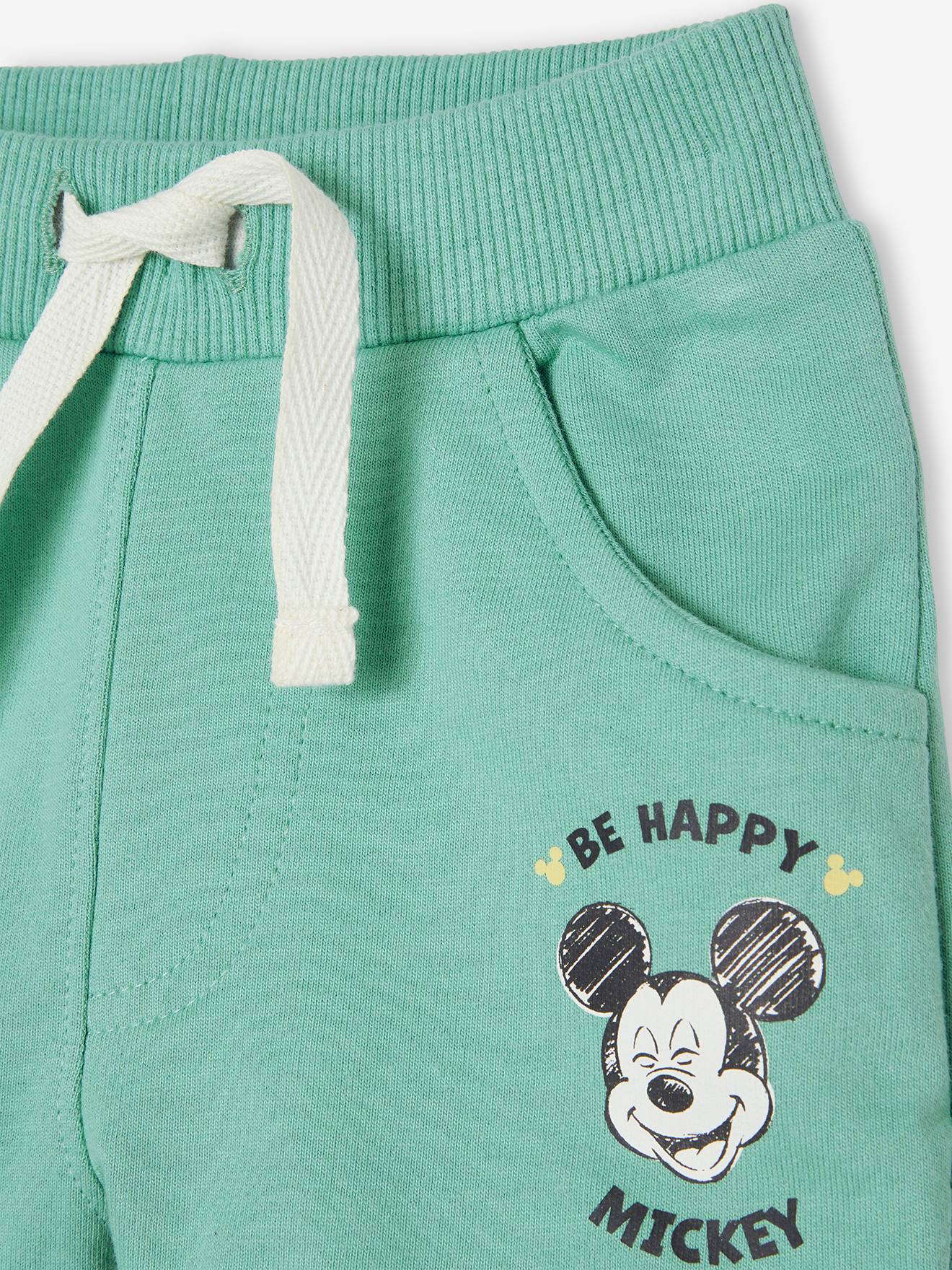 Mickey Baby-Set: T-Shirt & Shorts Disney MICKY MAUS - grün bedruckt