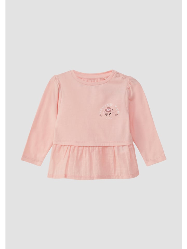 s.Oliver T-Shirt langarm in Pink günstig kaufen