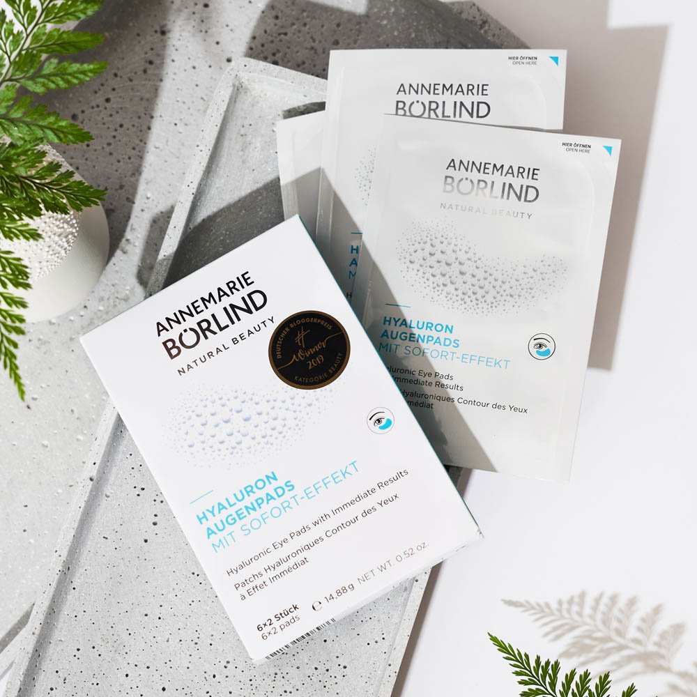 ANNEMARIE BÖRLIND AUGEN & LIPPENPFLEGE Hyaluron Augenpads mit Sofort-Effekt