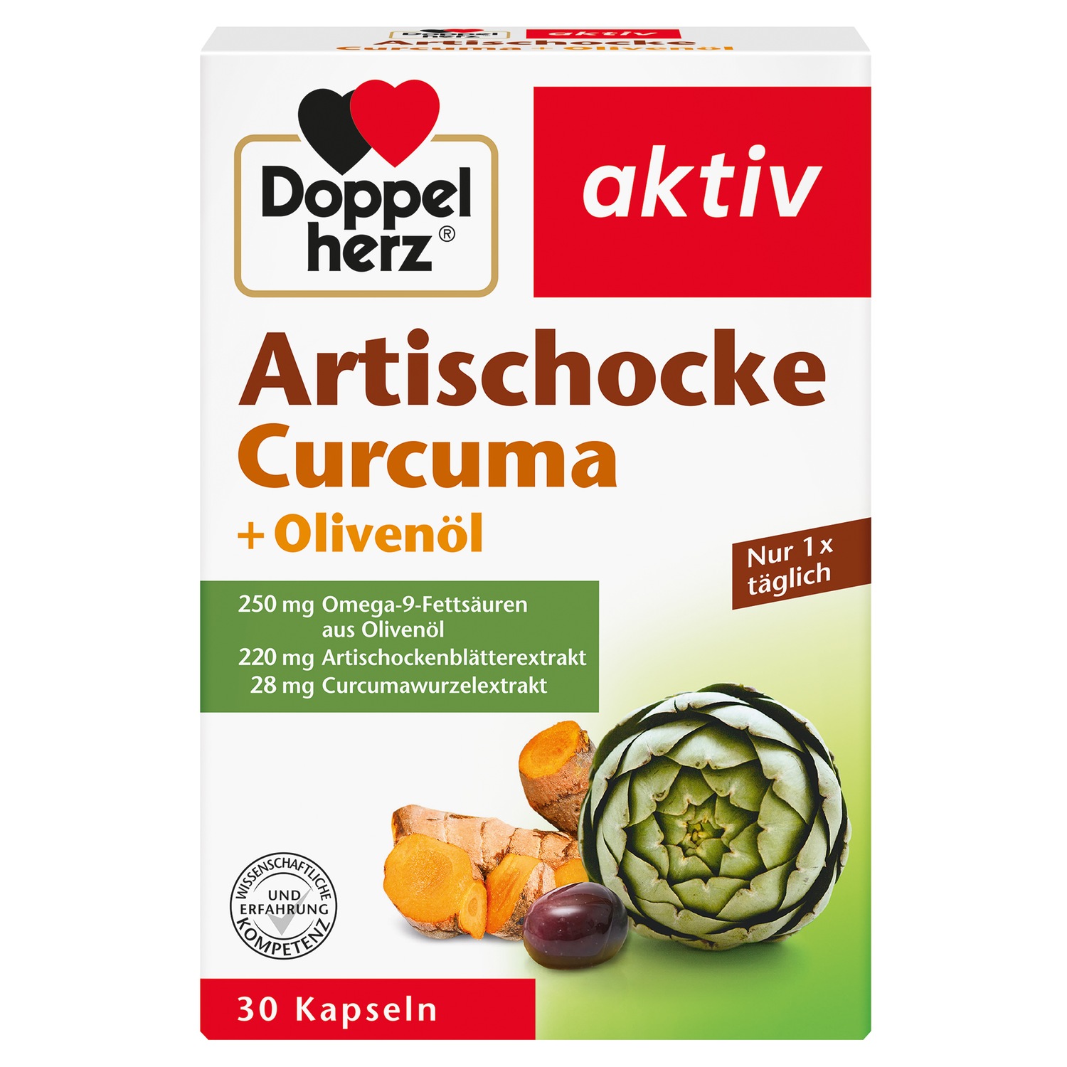Artischocke+Olivenöl+Curcuma Kapseln