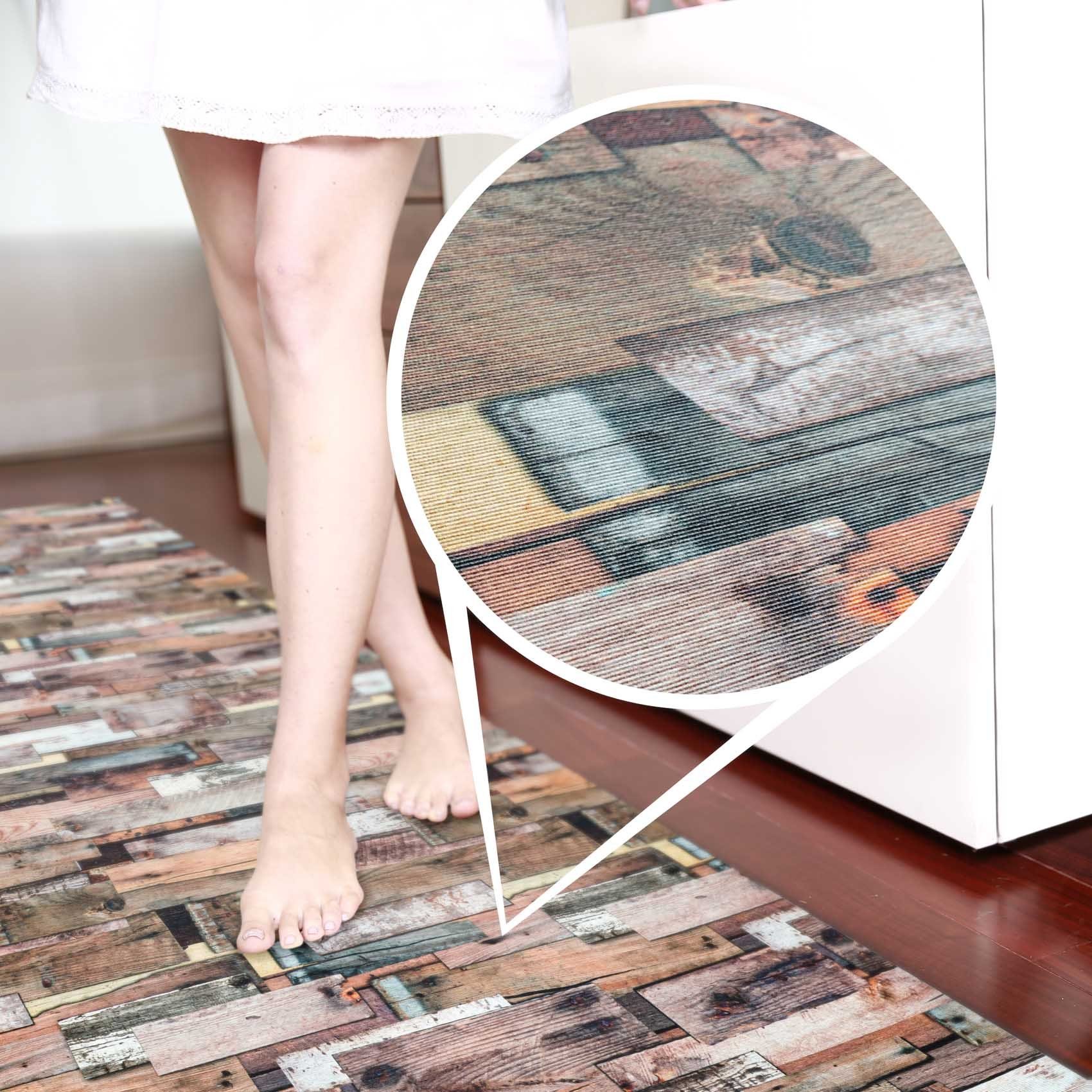 Küchenläufer Küchenläufer Läufer Küchenteppich Teppich Textil RANNA Premium Alt-Hol, ANRO, Rechteckig, Höhe: 3 mm, Textil
