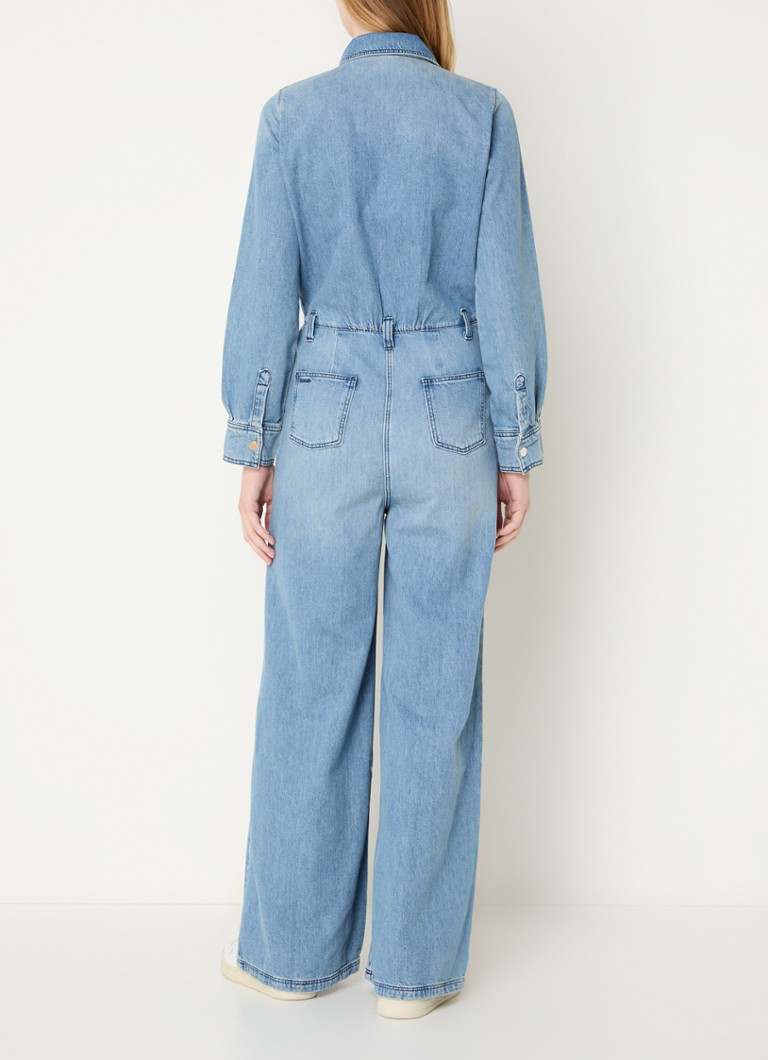 Salopetă din denim Ba&sh cu buzunare laterale