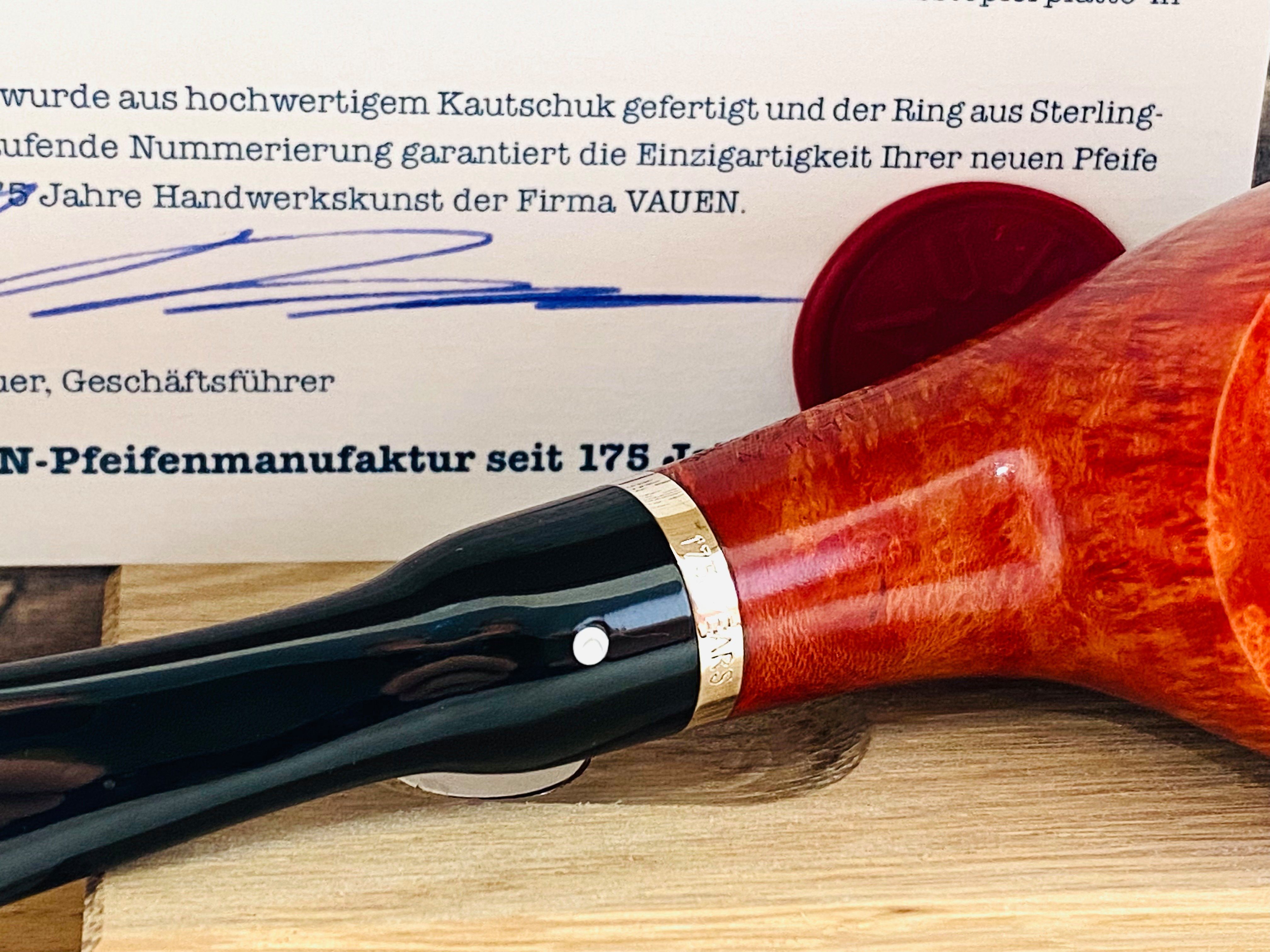 VAUEN Handpfeife Pfeife 175 Jahre Jubiläumspfeife Einzelstück Limited Nr. 64/175