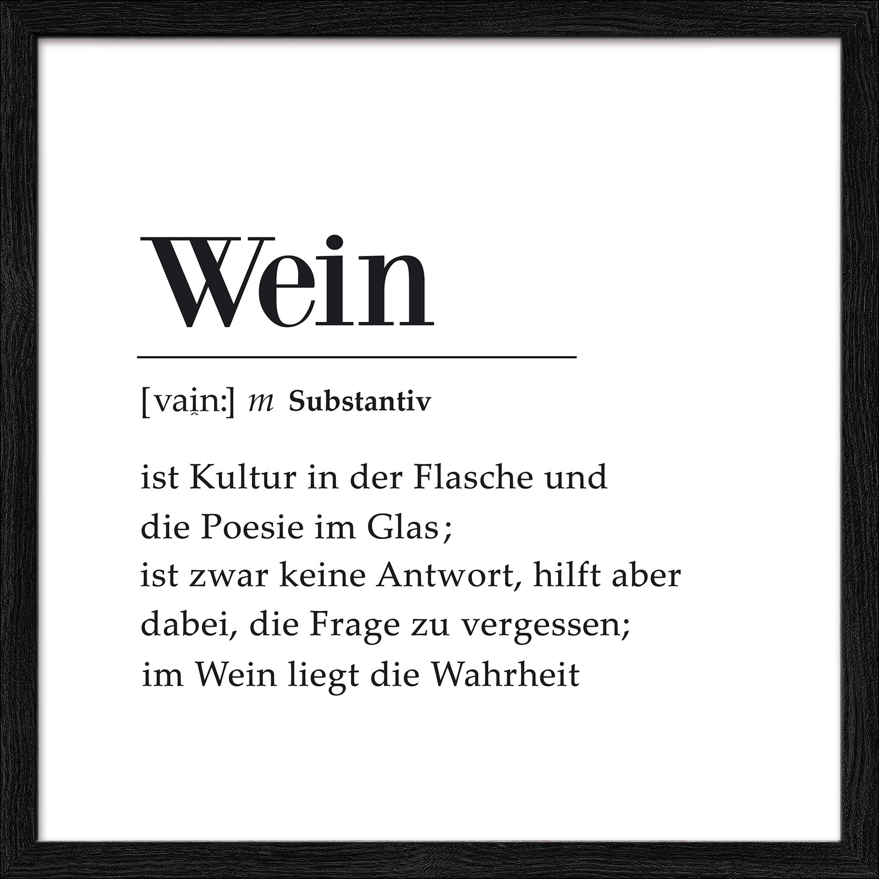 Pro ArtKunstdruck gerahmt 32,5x32,5cm