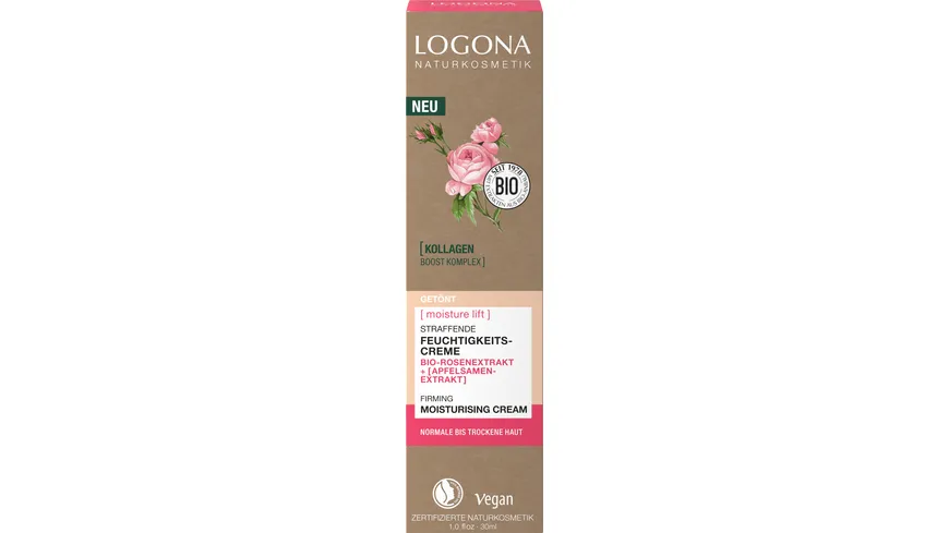 LOGONA Moisture Lift Creme getönt 30 ml
