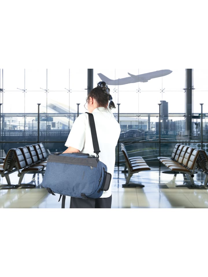 Hauptstadtkoffer blnbag M5 Handgepäck-Rucksack Ryanair 40x20x25 Backpack in Darkblue / Darkgrey günstig kaufen S