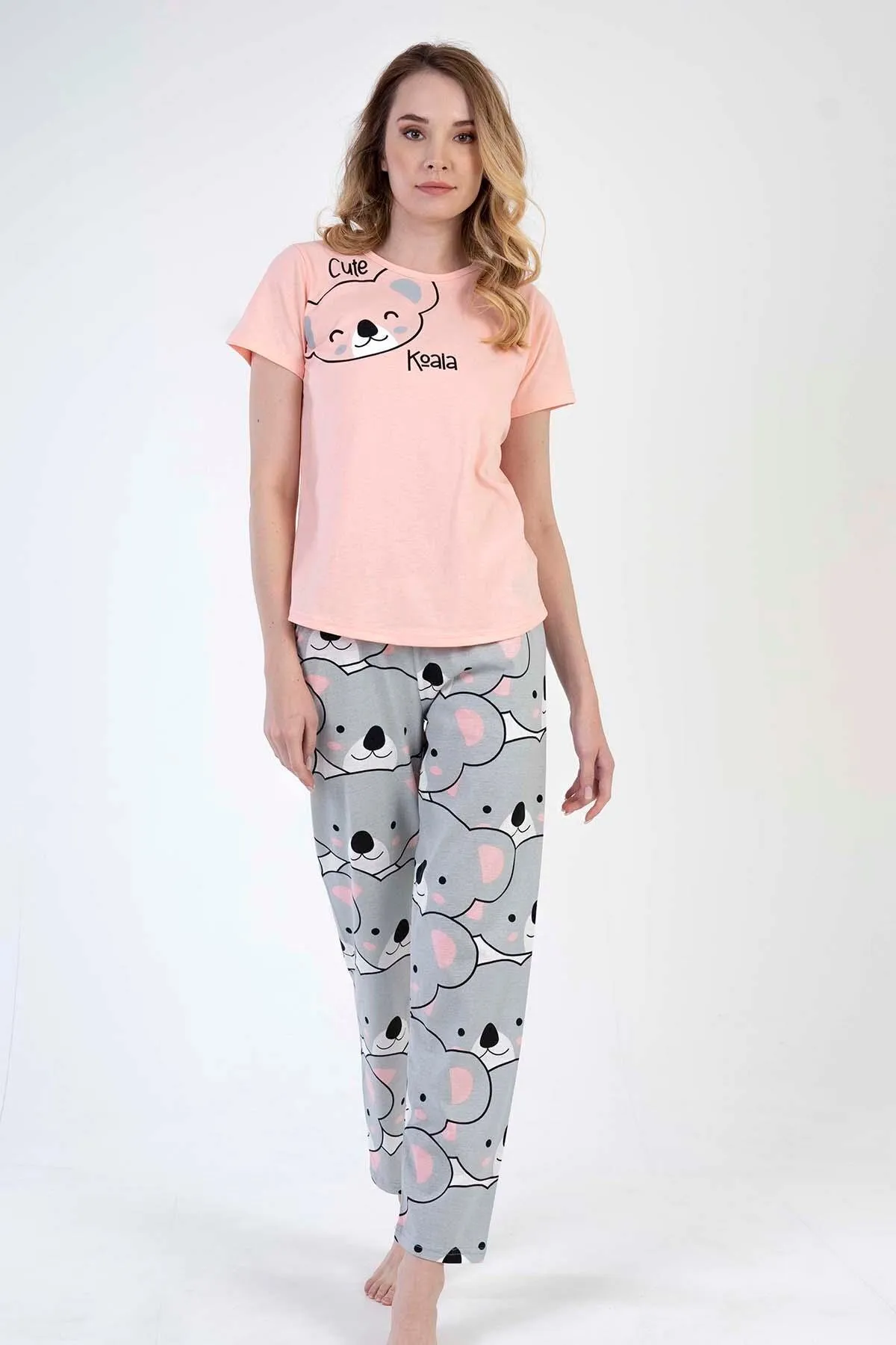C&City  Kurzarm-Pyjama-Set Pink-441015