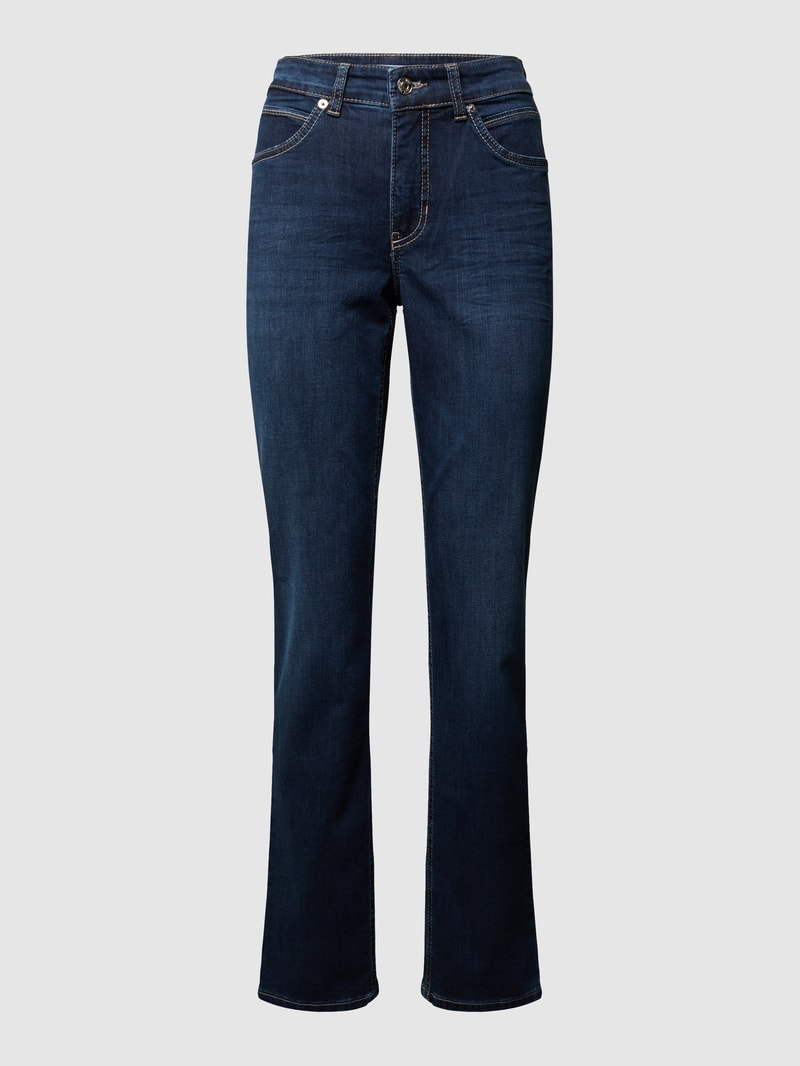 Feminine Fit 5-Pocket-Jeans Modell MELANIE in dunkelblau