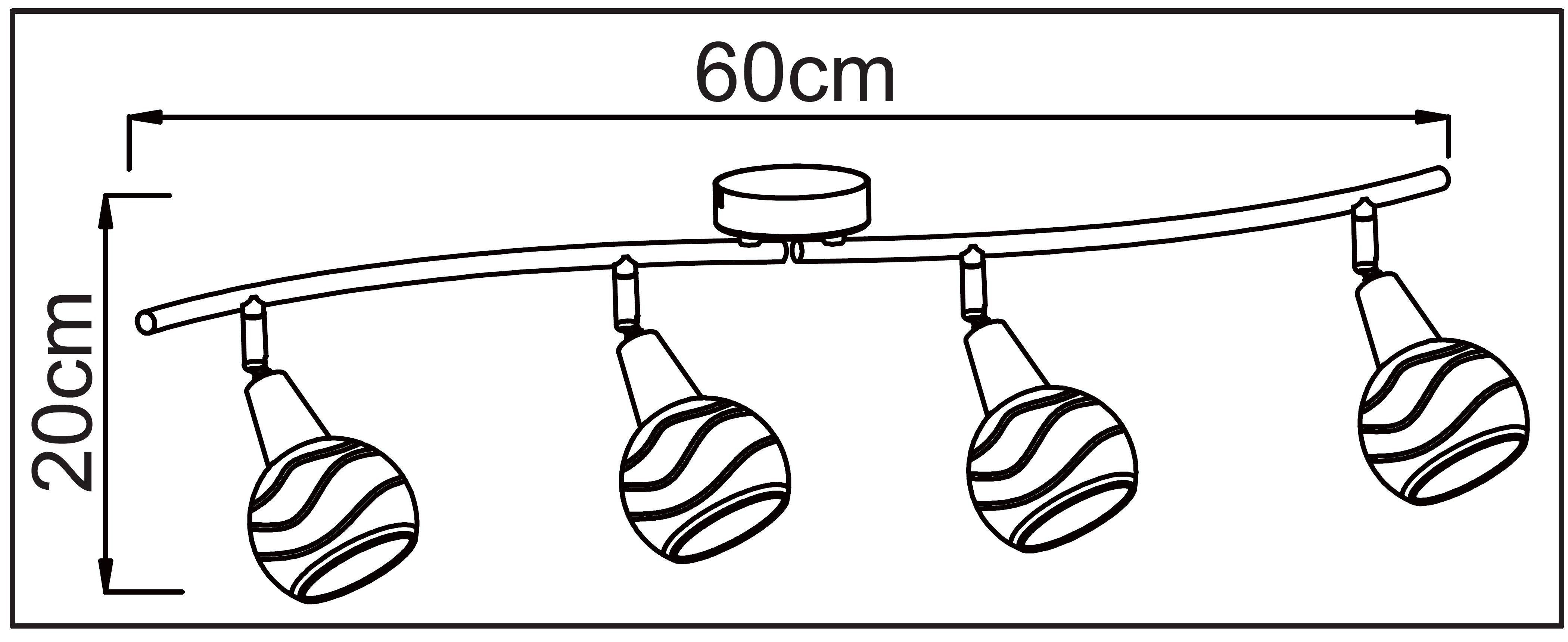 TRANGO LED Deckenleuchte, Dimmfunktion, LED wechselbar, warmweiß