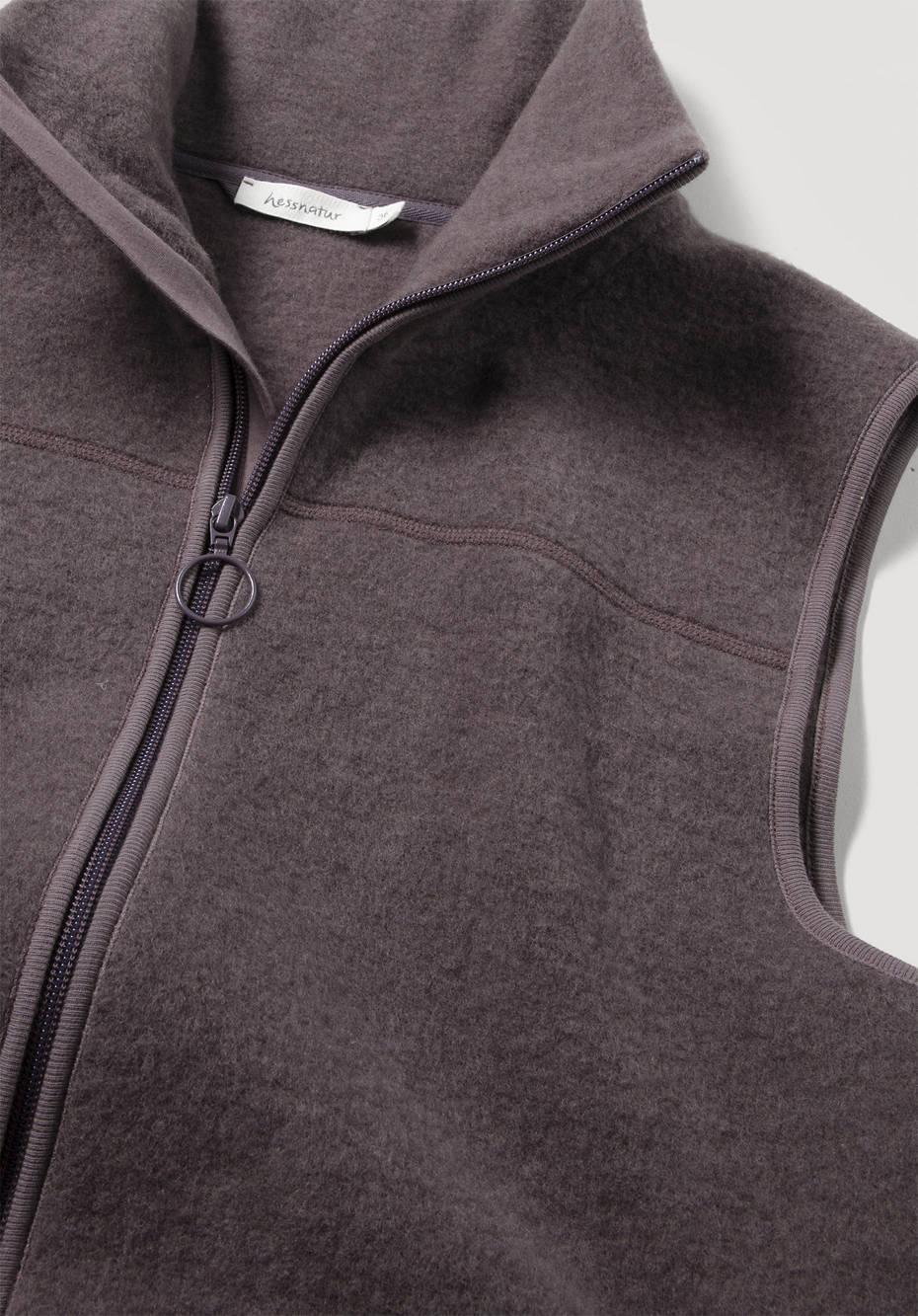 Wollfleece Weste aus reiner Bio-Merinowolle