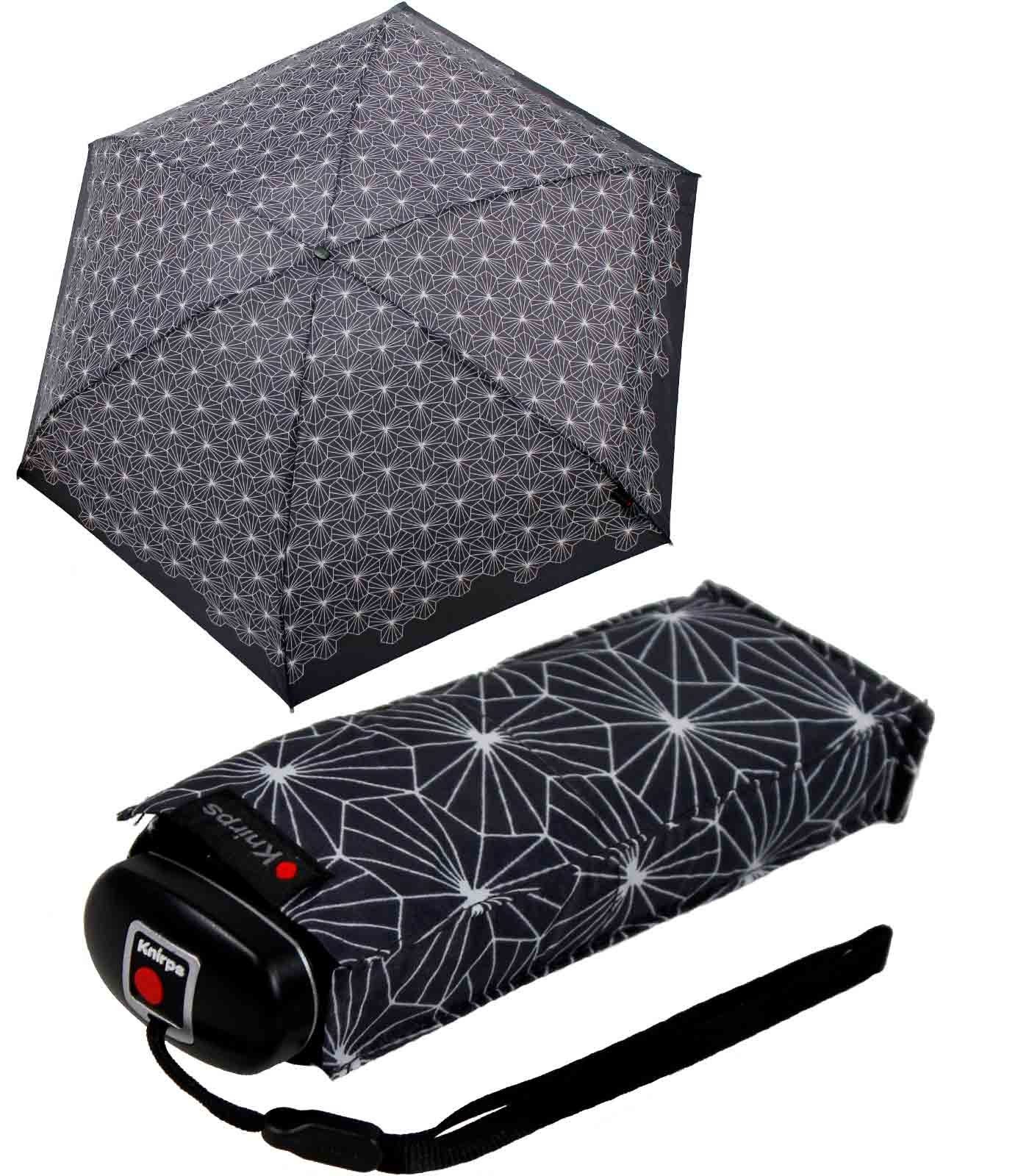 Knirps® Taschenregenschirm Mini-Schirm Travel klein leicht kompakt, der zuverlässige Begleiter, der in jede Tasche passt