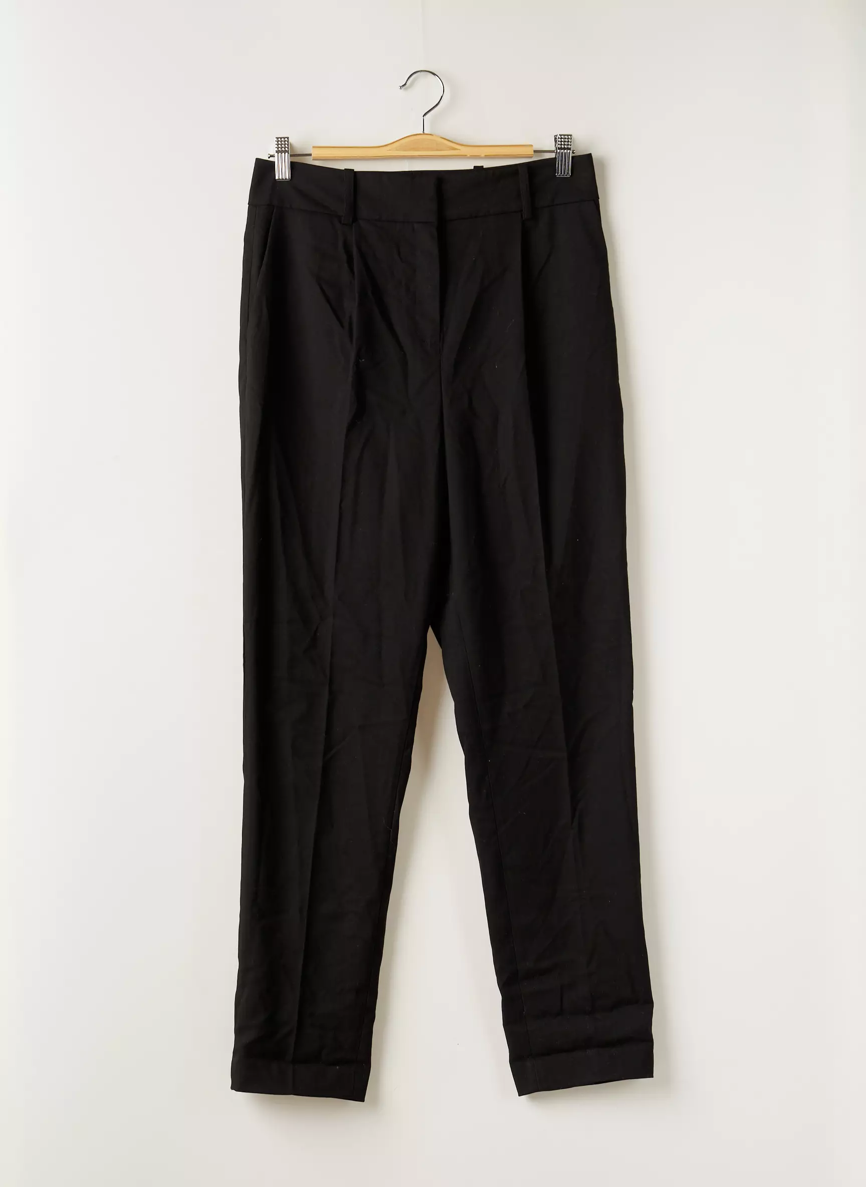 Maison 123 Pantalons Droits Femme couleur noir